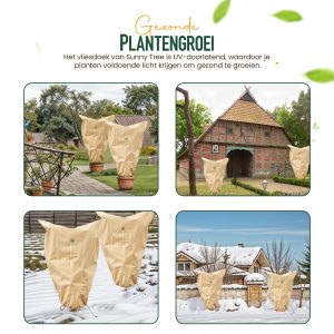 Winterhoes tegen vorst - Plantenhoes - Winterhoes -  180 x 120 cm